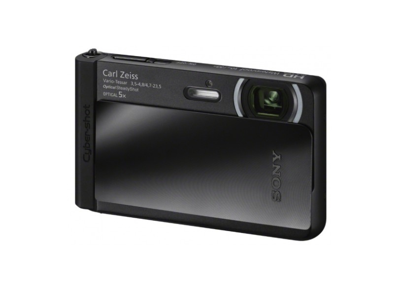 Câmera Digital Compacta Sony 18.2 MP à Prova D'água Detector de Face DSC-TX30