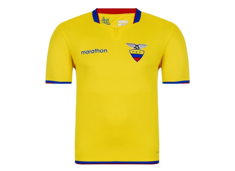 Camisa Torcedor Equador I 2016 sem Número Marathon