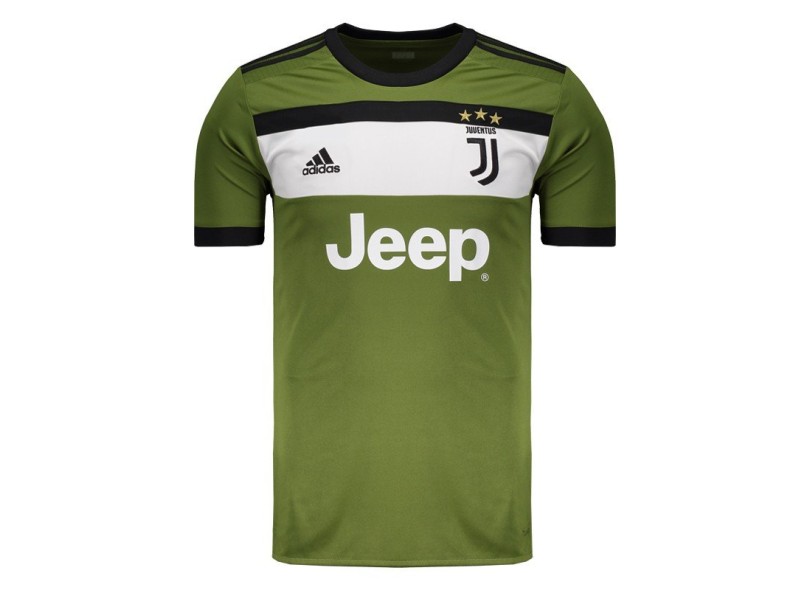 Camisa Torcedor Juventus III 2017/18 sem Número Adidas