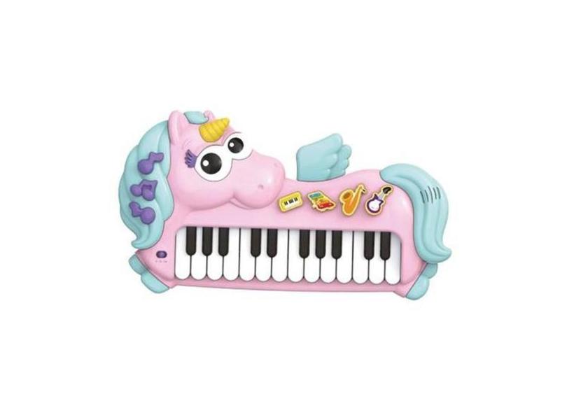 Piano Musical Unicórnio 18+ - Braskit