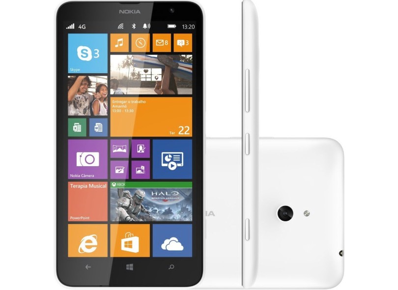 Smartphone Nokia Lumia 1320 Câmera 5,0 MP 8GB Windows Phone 8 Wi-Fi 4G 3G