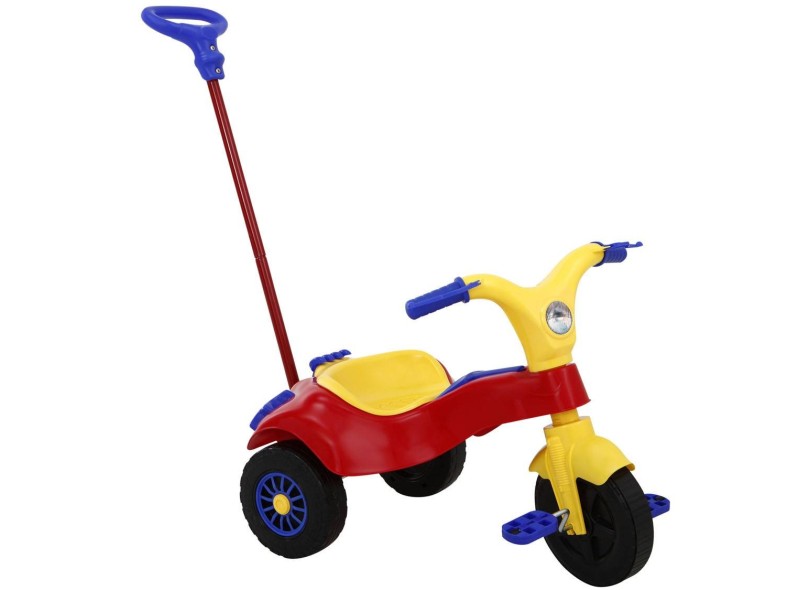 TRICICLO INFANTIL MOTOCA PRAIA E CAMPO COM EMPURRADOR - TRICICLO INFANTIL  MOTOCA PRAIA E CAMPO COM EMPURRADOR - TODOS