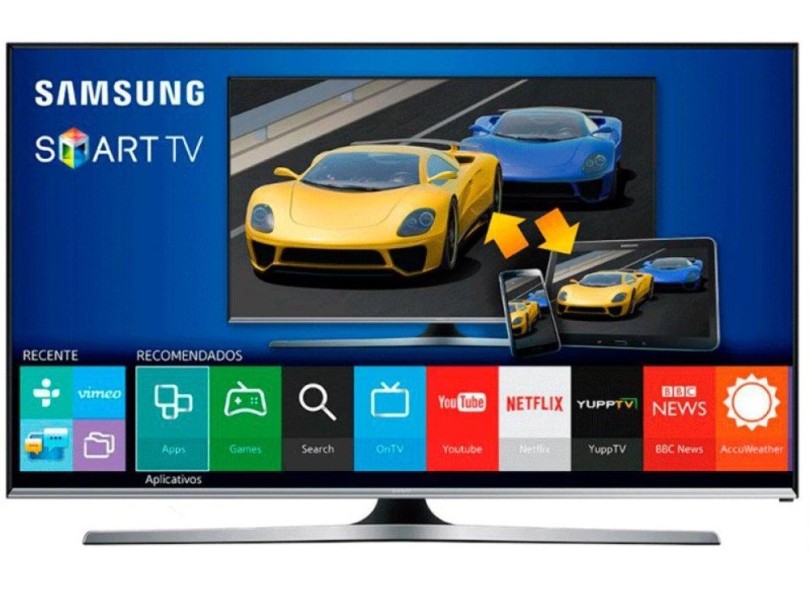 TV LED 40" Smart TV Samsung Série 6 3D Full HD 4 HDMI UN40J6400