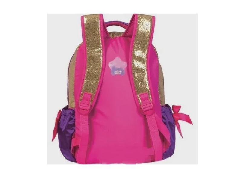 Mochila Barbie A Princesa e A Pop Star G Rosa