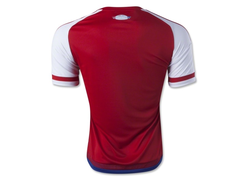 Camisa Jogo Paraguai I 2015 sem número Adidas