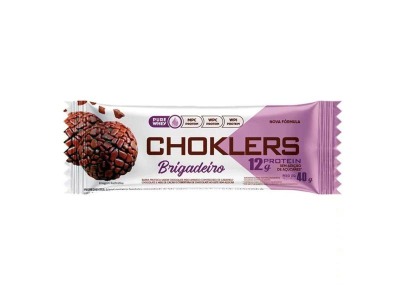 Barra de Proteína Choklers 12g de Proteína Brigadeiro 40g