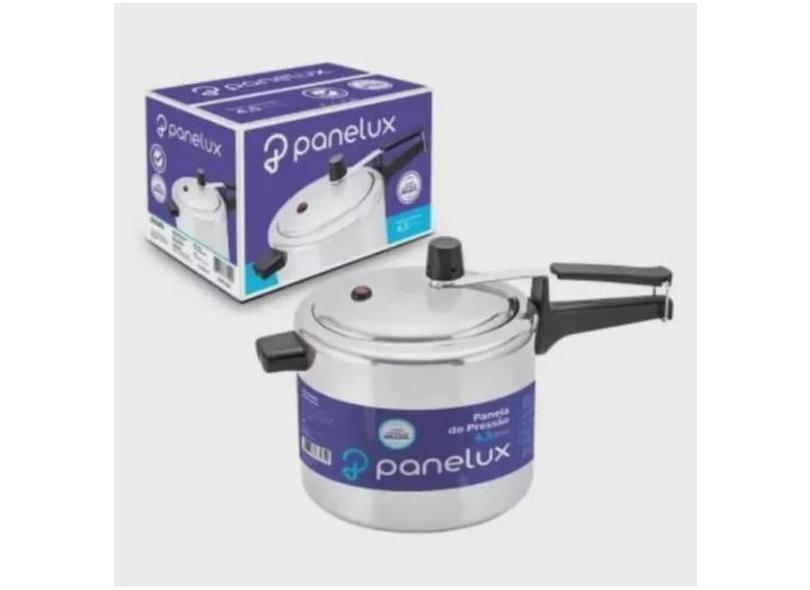 Panela de Pressão Panelux 4.5 Litros Polida
