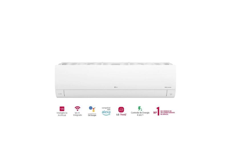 Ar-Condicionado LG Dual Inverter Voice +AI 18.000 BTU Quente/Frio 220V