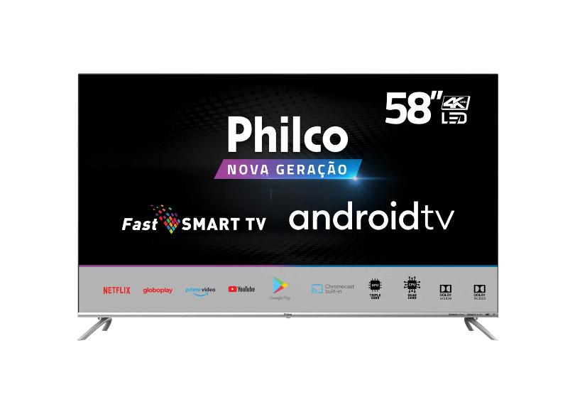 Smart TV TV LED 58 " Philco 4K PTV58G71AGBLS 4 HDMI