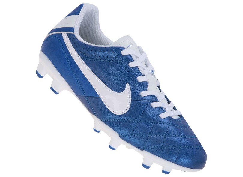 Chuteira Campo Nike Tiempo Natural IV Leather Infantil