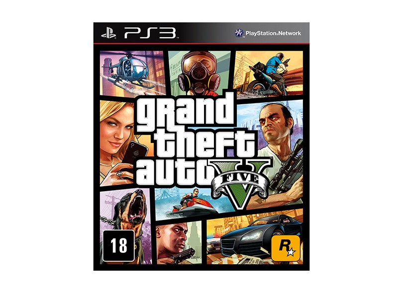 Jogo Grand Theft Auto (GTA) V - PlayStation 3 (PS3)