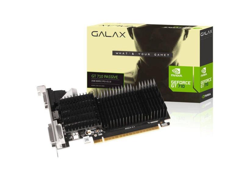 Placa de video GT710 1GB DDR3 64bits GALAX - 71GGF4DC00WG