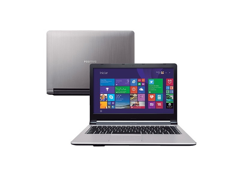 Notebook Positivo Premium Intel Core i3 4005U 4 GB de RAM HD 500 GB LED 14 " Windows 8.1 XS7205