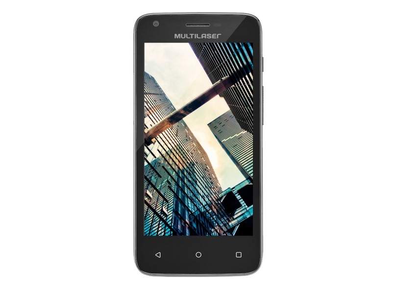 Smartphone Multilaser MS45R 8GB P9505 2 Chips Android 5.1 (Lollipop) 3G Wi-Fi