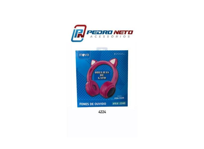 Headphone Orelha De Gato Fon-7428 - Inova