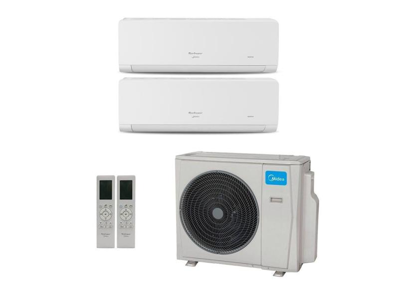 Ar-Condicionado Multi Split Inverter Springer Midea 36.000 (1x Evap HW 12.000 + 1x Evap HW 24.000) Quente/Frio 220V