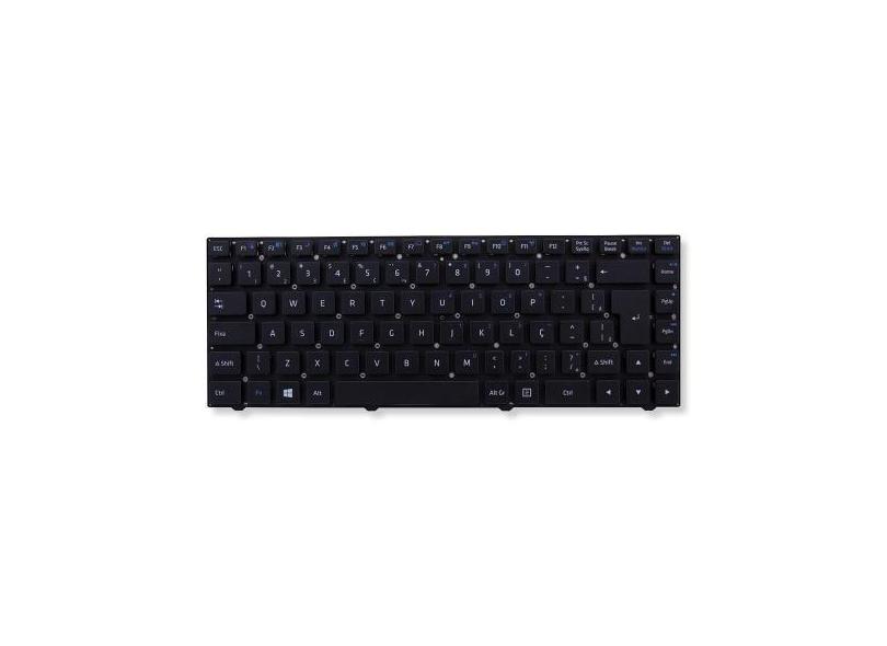 Teclado para Notebook bringIT compatível com Positivo Mp-09n78pa-f51c 