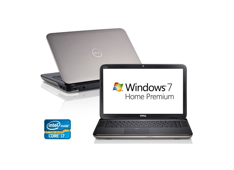 Notebook Dell XPS 15 4270 8GB HD 750GB Intel Core i7 2670 Windows 7 Home Premium