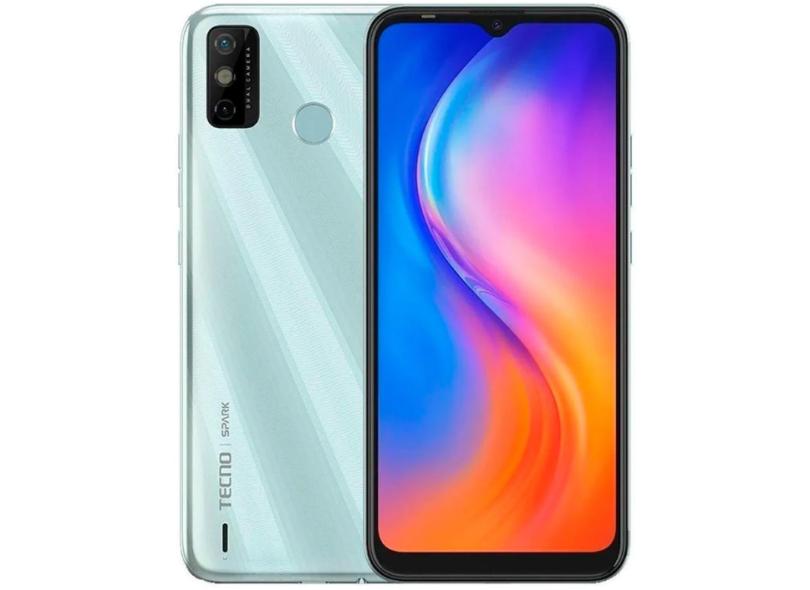Smartphone Tecno SPARK 6 Go 4 GB 64GB Câmera Dupla 2 Chips Android 10 Go