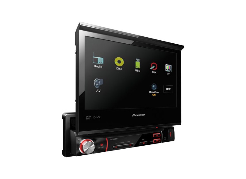 DVD Player Automotivo Pioneer Tela TouchScreen 7 " USB AVH-3580DVD