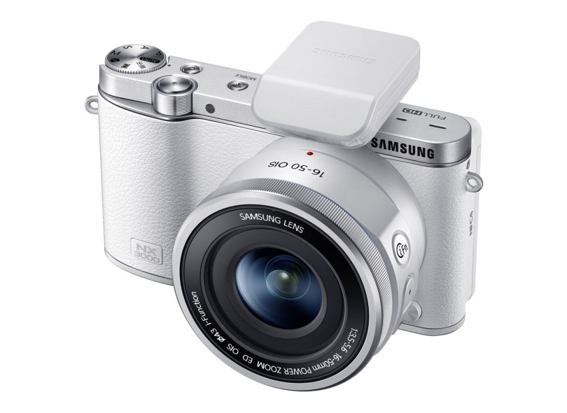 Câmera Digital Samsung Smart Series 20,3 MP Full HD NX3000