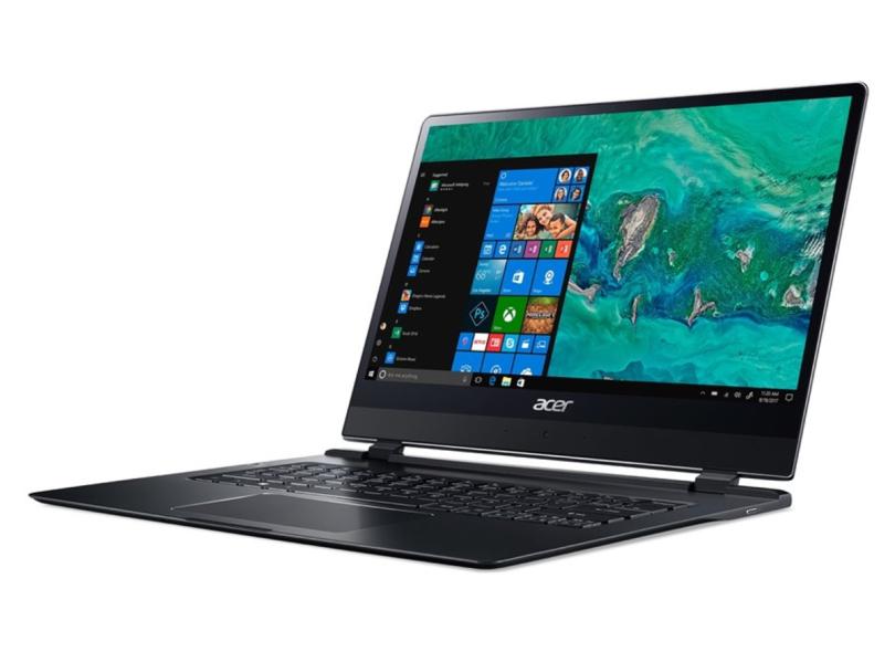 Notebook Acer Intel Core i7-7Y75 7ª Geração 8 GB de RAM 256.0 GB 14 " Touchscreen Windows 10 SF714-51T-M4B3