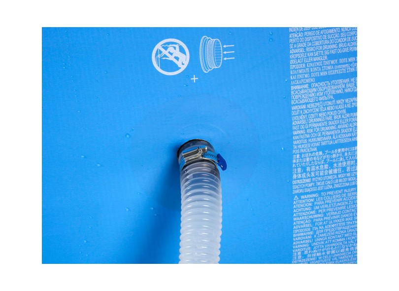 Piscina Inflável 5.621 l Redonda Intex com Bomba Filtro Easy Set 56421