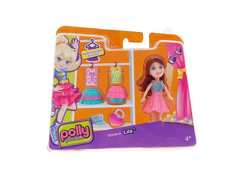 Boneca Polly Super Fashion Lila 79/CGJ02 Mattel