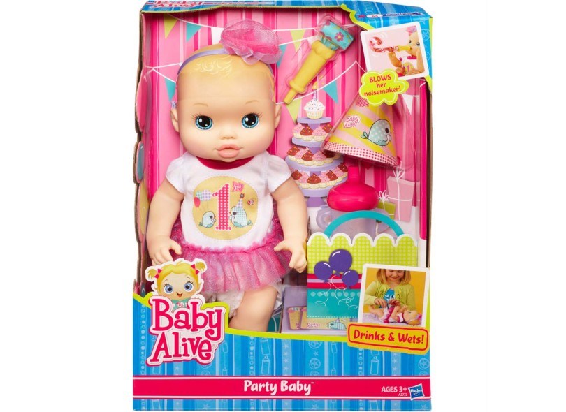 Boneca Baby Alive Festa de Aniversário Hasbro
