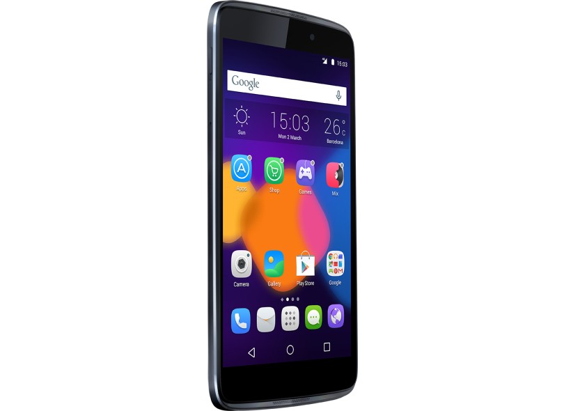 Smartphone Alcatel Idol 3 6039J 2 Chips 16GB Android 5.0 (Lollipop) 3G 4G Wi-Fi