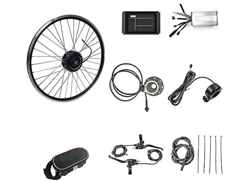 Kit De Conversão De Bicicleta Elétrica, 48V 1000W 20" 24" 26" 27,5" 28" 29" 700C Direct Drive À Prova D'água Kit De Conversão De Bicicleta Elétrica - Kit De Motor De Cubo De Bicicleta Elétrica De