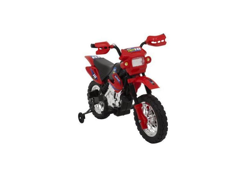 Mini Moto Elétrica Infantil Cross 6V - Homeplay