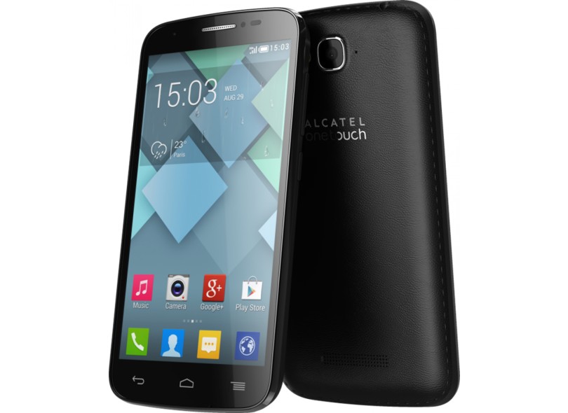Smartphone Alcatel Pop C7 Plus OT7042E 2 Chips 4GB Android 4.4 (Kit Kat) Wi-Fi 3G