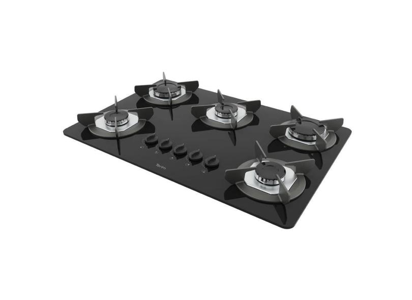 Cooktop Terim Safe Ferro Fundido 5 Bocas a Gas