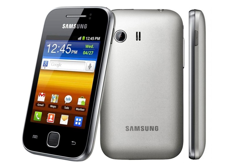 Smartphone Samsung Galaxy Y S5360 Câmera 2,0 MP Desbloqueado Android 2.3 (Gingerbread) 3G Wi-Fi