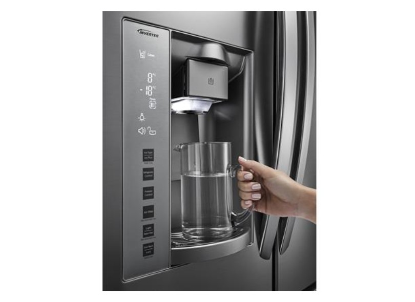 Geladeira Panasonic Frost Free French Door Inverse 592 Litros NR-CB74PV1X