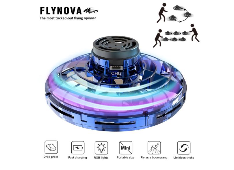 Flynova ufo dedo Atualize vôo Gyro Voar Spinner Descompressão Toy Para ...