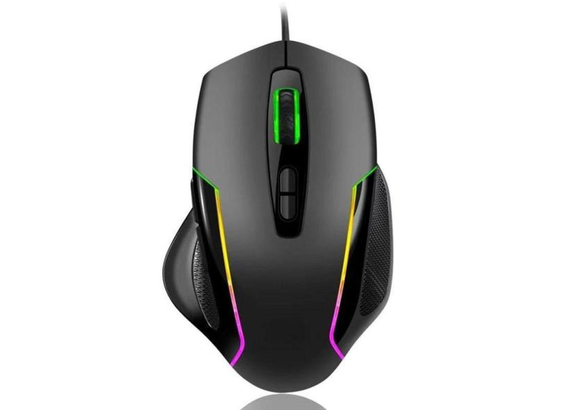 Mouse Gamer S29 7200 Dpi 7 Botões Led Rgb Cabo 1,8M Mvs29Rgb