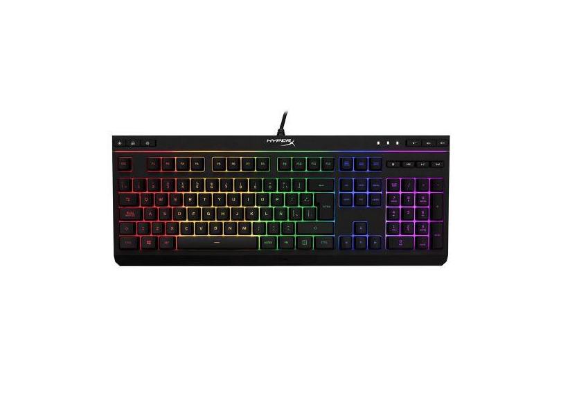 Teclado Gamer USB Hyperx Alloy Core RGB - Preto HX-KB5ME2-BR - Kingsto
