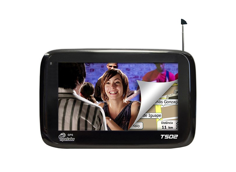 GPS Automotivo Apontador T502 5,0 " Touchscreen