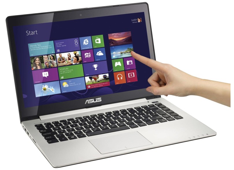 Notebook Touchbook Asus VivoBook Intel Celeron 847 4 GB 500 GB LED 14" Touchscreen Windows 8 S400CA-CA076H