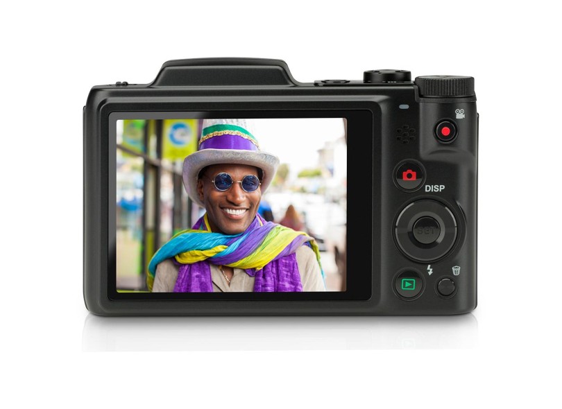 Câmera Digital Semiprofissional HP 16,1 MP HD P650