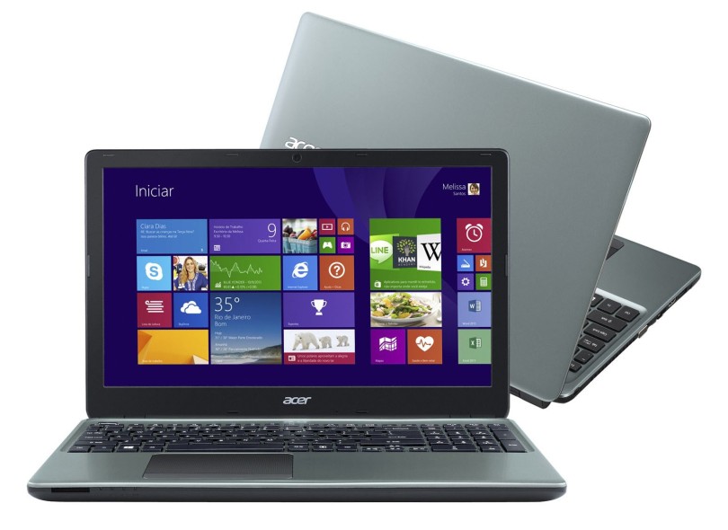 Notebook Acer Aspire E Intel Celeron N2820 4 GB de RAM HD 500 GB LED 14 " Windows 8.1 E1-510