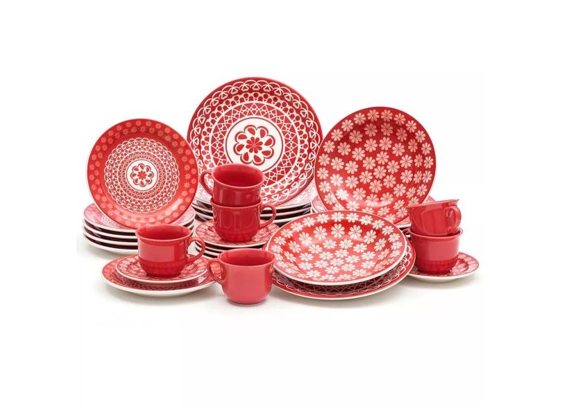 Aparelho De Jantar Redondo De Ceramic Em Promocao E No Buscape O kit oferece 6 pratos rasos de 24 cm, 6 pratos fundos de 21 cm, 6 pratos para sobremesa de 18 cm, 6 xícaras para chá de 200 ml e 6 pires de 14 cm. aparelho de jantar redondo de ceramic
