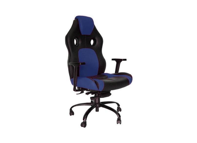 Cadeira Gamer Para Escritório Linha Gamer Racing Azul - Design Office