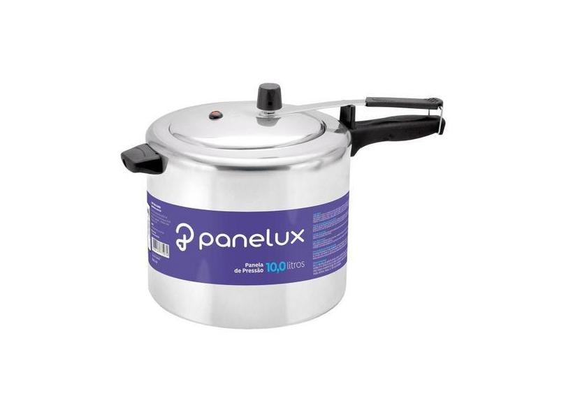 Panela De Pressão Panelux Polida 10 Litros Alumínio Polido Classic Lux