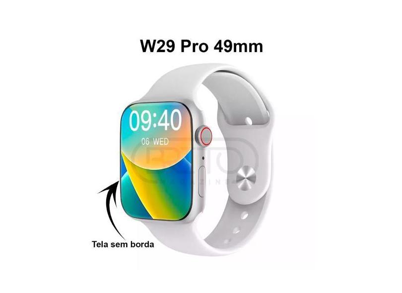 Relogio Smartwatch W29 Pro Watch 9 Ilha Dinâmica e Borda Infinita - Mi