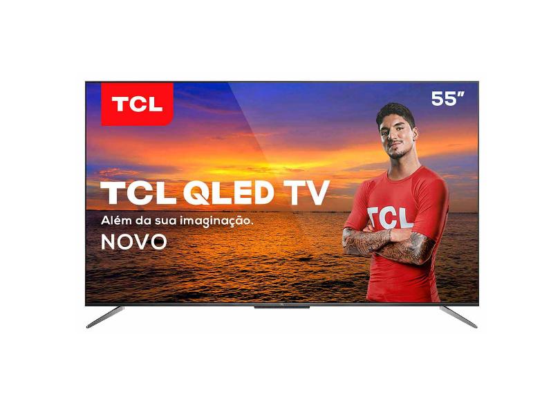 Smart TV TV QLED 55 " TCL 4K HDR 55C715 3 HDMI