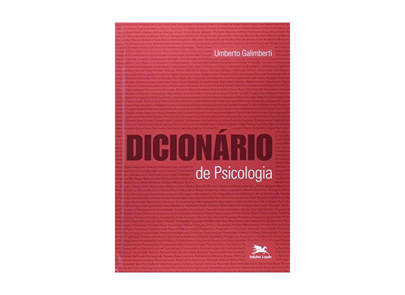 Dicionário De Psicologia - Capa Dura - 9788515027583