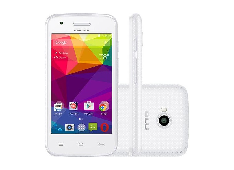 Smartphone Blu Dash J D070X 2,0 MP 2 Chips Android 4.4 (Kit Kat) Wi-Fi